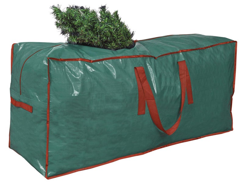 Propik Christmas Tree Storage Bag | Fits Up to 9 Ft. Tall Disassembled Tree | 65â€ X 15â€ X 30â€ Holiday Tree Storage Case | Xmas Storage Container with Handles and Sleek Zipper (Green) - Image 1